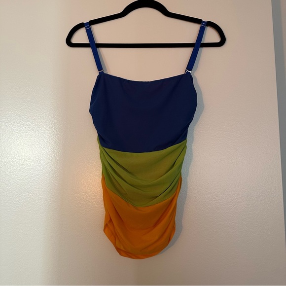 NWOT Simon Miller Mesh Daso Tank Top in Color Block Trio - Picture 4 of 14